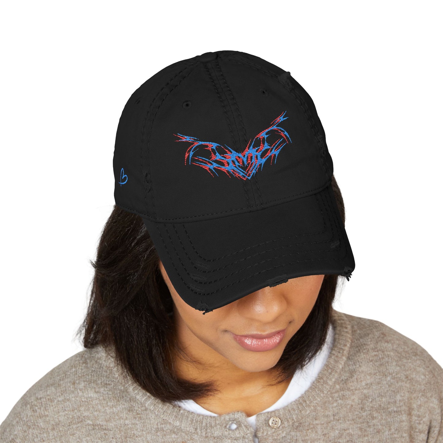Amor Tribal Heart – Distressed Streetwear Cap