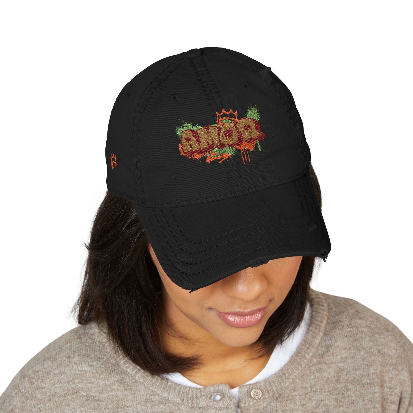 Amor Graffiti – Distressed Baseball Cap