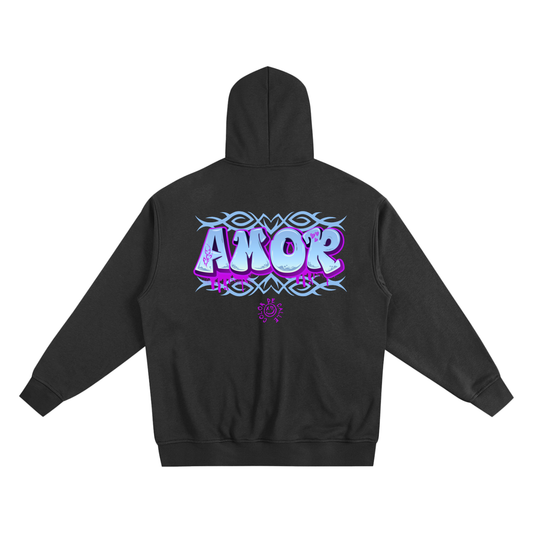 Amor Tribal – Heavyweight Zip Hoodie (400 GSM)